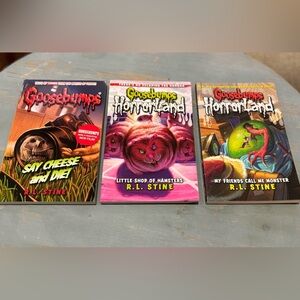 Lot of 3 Goosebumps Books R.L. Stine For Sale